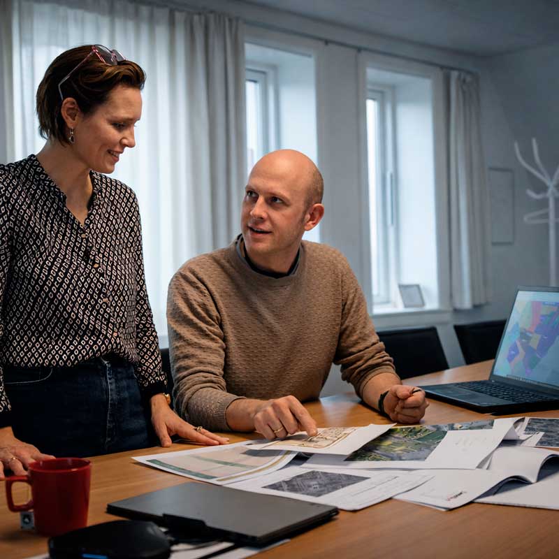 Situationsplan: S&aring;dan gribes opgaven an